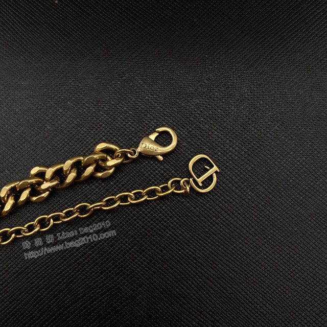 Dior飾品 迪奧經典熱銷款鏈條項鏈 2020新款字母款女款項鏈  zgd1218
